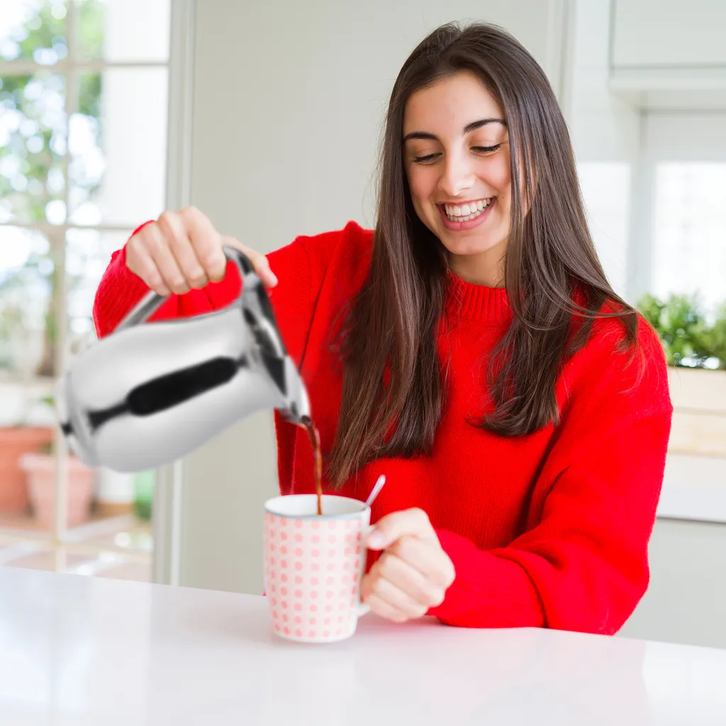 Relaxdays Kanne Edelstahl 5 Relaxdays Kanne Edelstahl – Bild 3