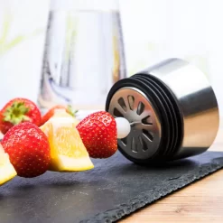 Wasserkaraffe Glas 1 L Mit Früchtespieß Edelstahl Ausguss -Küchenbedarf Geschäft 1b48c6b496b1a1f4f16b530fa35f0bc3