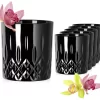 Schwarze Trinkgläser Mit Diamant Muster Aus Glas 250ml (max. 300ml) Gläser Whiskeygläser -Küchenbedarf Geschäft 261005aca346b5b1300c0a5e5e4cee75