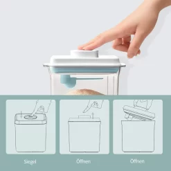 1.7L Luftdichte Milchpulver-Spender, Tragbarer Milchpulver-Kasten,Milchpulver Behälter Mit Löffel -Küchenbedarf Geschäft 2fc5ceb40bc6251c355a280c9a2cadd7