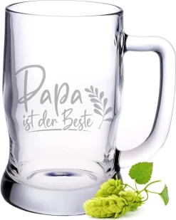 Leonardo Bierkrug Mit Gravur "Papa Ist Der Beste" : 0,3 L