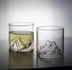 4 Stk/Set 200ml Mountain Whiskygläser Whiskey Glasses Set,für Scotch Und Whisky Liebhaber,Geschenk Für Männer, Vatertagsgeschenk -Küchenbedarf Geschäft 3b2f2fc1cfe795fcb5a1b06235f9410f