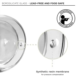 Creano 6er-Set Thermo-Tasses "Hummi" Für Tee/Latte Macchiato, Doppelwandig, Mit Kolibri-Muster | 250ml In Exklusiver Geschenkpackung -Küchenbedarf Geschäft 3dffffe8ae824b33349e3819613803fb