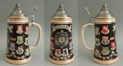 Bierkrug Mit Deckel Deutschland Bundesländer 0,5 Liter -Küchenbedarf Geschäft 4d402d84f2c33b4f8836c290671e8d6c