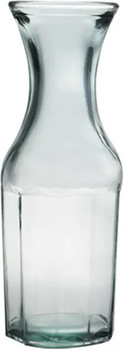 Glaskaraffe Casual 1000 Ml Wasserflasche Krug Retro Recycling-Glas
