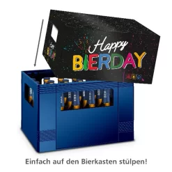 Itenga Bierkasten Geschenkverpackung Happy Bierday Hülle Zum Aufstecken Auf Bierkasten -Küchenbedarf Geschäft 7c17b99dd8f1462374ba42c0e76b0cdb