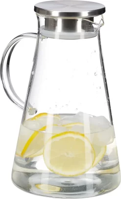 Relaxdays Glaskaraffe Mit Deckel 1,8 Liter -Küchenbedarf Geschäft 82743277146dc89c165157e4f0e68587