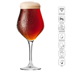 KROSNO Avant-Garde Bier-Tulpen Bier-Gläser, 6er-Set, 420 Ml -Küchenbedarf Geschäft 89ea0630b9ae8fc0317306ce095a3832