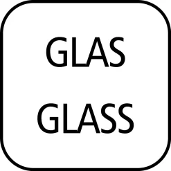 APS Glaskaraffe -LINES- /// Ø 8 Cm, H: 27 Cm, 0,9 Liter /// Glas, Deckel Aus Kork /// /// 10738 -Küchenbedarf Geschäft 96b09529fec90b68e29d601c4294d934