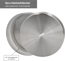 6tlg. Set Vorratsdosen Bera - 2x 800ml + 2x 1,2L + 2x 1,7L -Küchenbedarf Geschäft 97fb6cc3cb1e14b1709edf86576d2e1d
