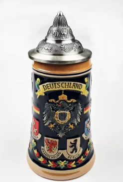 Bierkrug Mit Deckel Deutschland Bundesländer 0,5 Liter