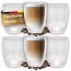 Felino® Latte Macchiato Gläser Doppelwandige Thermogläser Set [6 Stück] [350 Ml] Glas Tassen Groß Für Cappuccino, Kaffee, Espresso -Küchenbedarf Geschäft cd32800bb7637aad0bb50d02f4e58c69