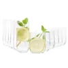 12tlg Gläserset Bella 6x Wasser Trink-Becher 6x Long-Drink Partygläser 310ml Tumbler Glas Gastro -Küchenbedarf Geschäft da3b34edeb1278c6943eff21c33cec44
