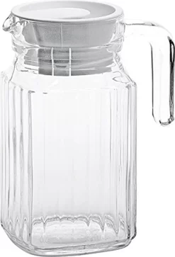 Esmeyer Arcoroc Glaskrug "Quadro" Mit Deckel 0,5 Liter