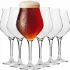 KROSNO Avant-Garde Bier-Tulpen Bier-Gläser, 6er-Set, 420 Ml -Küchenbedarf Geschäft fc55faa4536f2687a0eb8937fa12e349